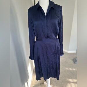 ARMANI dress navy blue, silk **NWT**